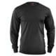 Rothco Long Sleeve Solid T-Shirt, Black, Large, 60212-Black-L
