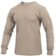 Rothco Long Sleeve Solid T-Shirt, Desert Sand, Extra Large, 8597-DesertSand-XL