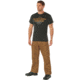 Rothco Military Grade Workwear Graphic T-Shirt, Black, 3XL, 11342-Black-3XL