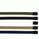 Rothco Military Web Belts w/ Black Buckle, Black, 54, 4296-Black-54Inches