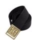 Rothco Military Web Belts w/ Open Face Buckle, Gold, Black, 54, 4299-Gold-Black-54Inches