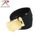 Rothco Nylon Web Belt, Gold, 54, 4624-Gold-54