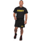 Rothco Physical Training Shirt, Black/Gold, 3XL, 46022
