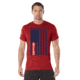 Rothco Remember Everyone Deployed T-Shirt w/ Solid Blue Flag - Men's, Red, Small, 11830-S