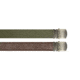 Rothco Reversible Vintage Leather/Poly Web Belt, Brown Leather / OD Poly, 54, 4307-BrownLeatherODPoly-54Inches