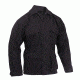 Rothco Rip-Stop B.D.U. Shirt, Black, XL, 5920-Black-XL