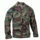 Rothco Rip-Stop B.D.U. Shirt, Woodland Camo, XL, 5944-WoodlandCamo-XL