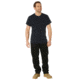 Rothco Solid Color Poly/Cotton Military T-Shirt - Mens, Navy Blue, Extra Large, 66690-NavyBlue-XL