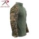 Rothco Tactical Airsoft Combat Shirt, Woodland Digital Camo, L, 45030-WoodlandDigitalCamo-L