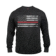 Rothco Thin Red Line Long Sleeve T-shirt, XL, 3920-XL