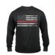 Rothco Thin Red Line Long Sleeve T-shirt - Men's, 2XL, 3921-2XL