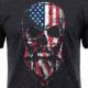 Rothco US Flag Bearded Skull T-Shirt, Black, Small, 10812-Black-S