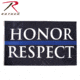 Rothco Honor &amp; Respect Thin Blue Line Flag, 3' X 5', 1451