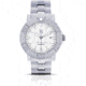 Smith &amp; Bradley Watches Atlantis Pro Automatic Watch, Silver Case/White Dial, 44mm, ATPR103