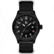 Smith &amp; Bradley Watches Springfield GMT Watch, Black Case/Black Dial, 44mm, SPR201