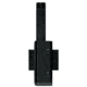 Safariland 135 Baton Holder, F21, Hi Gloss Black, RH, 2.25in. Belt 135-F21-91-2