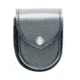 Safariland 290 Double Cuff Pouch W/ Top Flap, Basket Weave Black W/ Brass Snap Closure 290-48B