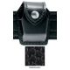Safariland 307 Weapon Light / EDW Cart. Holder, Taser, STX Baset Weave Black W/ Hidden Snap 307-9-48HS