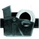 Safariland 573 Concealment Magazine Holder, Paddle, Single w/Cuff Pouch - Carbon Fiber Look Black, Ambidextrous 573-76-651