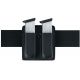 Safariland 73 Open Top Double Mag Pouch, S&amp;W 3904, 5904, Sig P225, P239, Walther P5, P7, STX Plain Black 73-118-41