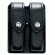 Safariland 77 Double Mag Pouch, Double Stacked 9mm Mags Gl17, 22, STX Tactical Black W/ Hidden Snap 77-083-13HS