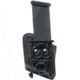 Safariland Model 773 Open Top Competition Adjustable Magazine Pouch, Glock 20/Glock 21, Right, ELS 34 Locking Fork, STX Black, Black, 773-383-121-MS34