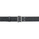 Safariland 87 Suede Lined Belt, Chrome Buckle, Basket Black, Waist 38 in