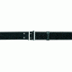 Safariland 87 Suede Lined Belt, Plain Black, Chrome Buckle - Waist 24 in