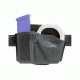 Safariland 573 Concealment Magazine Holder, Paddle, Single w/Cuff Pouch - STX Plain Black, Ambidextrous 573-76-411