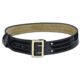 Safariland Suede Lined Contour Belt w/ Buckle, 2.25in. with Velcro, Hi Gloss Black, Size - 36 in. 872V-36-9B