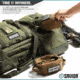 Savior Equipment Mini Loose Sac Soft Ammo Carrier, 4 Pack, Gray, 6.75x3.25x3in, SP-MINIAMST-4P-GS