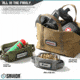 Savior Equipment Mini Loose Sac Soft Ammo Carrier, 4 Pack, Gray, 6.75x3.25x3in, SP-MINIAMST-4P-GS