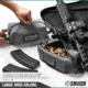 Savior Equipment Mini Loose Sac Soft Ammo Carrier, 4 Pack, M81 Woodland, 6.75in x 3.25in x 3in, SP-MINIAMST-4P-M81