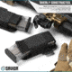 Savior Equipment Rifle Mag Holder, Black, MP-TNS-RIFX1-2P-BK