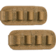 Savior Equipment Shotgun Shell Holder, 4 Slots, 2 Pack, Dark FDE, MP-TNS-12G-QUAD-2P-TN