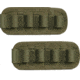 Savior Equipment Shotgun Shell Holder, 4 Slots, 2 Pack, OD Green, MP-TNS-12G-QUAD-2P-OG