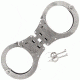 Schrade Chain Link Handcuffs,Hinged,Stainless Steel w/2 Keys SCHC3N
