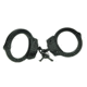 Schrade Professionals Chain Link Black Carbon Steel Handcuffs,20 Locking Positions, Push Pin Double Lock System w/ 2 Keys,Clam Package SCHCBCP