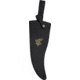 Sheath Large Bowie Sheath, Embossed Black Leather Sheath Will Fit Most Bowie Style Knives With Up To A 12 5/8in Curved Tip Blade, Snap Closure, SH1127