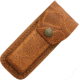 Sheath Leather Sheath, Fits 4.5in To 5.25in Folding Knife, Python Pattern, Genuine Leather Construction, SH1203
