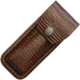 Sheath Leather Sheath Lizard, Fits 4.5in To 5.25in Folding Knife, Lizard Pattern, Leather Construction, SH1185