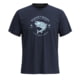 Smartwool Trout Fishing Short Sleeve Graphic Tee, Deep Navy, Extra Large, SW00259609210XL000
