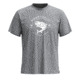 Smartwool Trout Fishing Short Sleeve Graphic Tee, Light Gray Heather, Large, SW002596545100L000