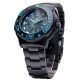 Smith and Wesson Diver Watch w/ Metal and Rubber Strap, Black/Blue SWW-900-BLU