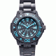 Smith and Wesson Diver Watch w/ Metal and Rubber Strap, Black/Blue SWW-900-BLU