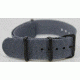 Smith&amp;Bradley Ltd. Sans-13 PVD Black-Coated 42mm Watch, Black Face/Gray NATO Band Sans-black-GNATO