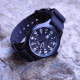 Smith&amp;Bradley Ltd. Springfield Field Watch w/ Black PVD, Black Strap, 44MM, NSN n, SPRINGFIELD PVD BLK