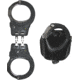 Stallion Leather Quick Release Oversized Handcuff Holder, Black - OASP-3-B2