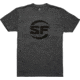 SureFire SF Button Logo T-Shirt - Mens, 60% Cotton/40% Polyester, Gray, 2XL, SST-SFB-DG-2XL