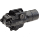 SureFire X400T Turbo Series High-Candela LED Weaponlight, 123A Lithium, Red Laser, 600 Lumens, Black, X400T-A-RD